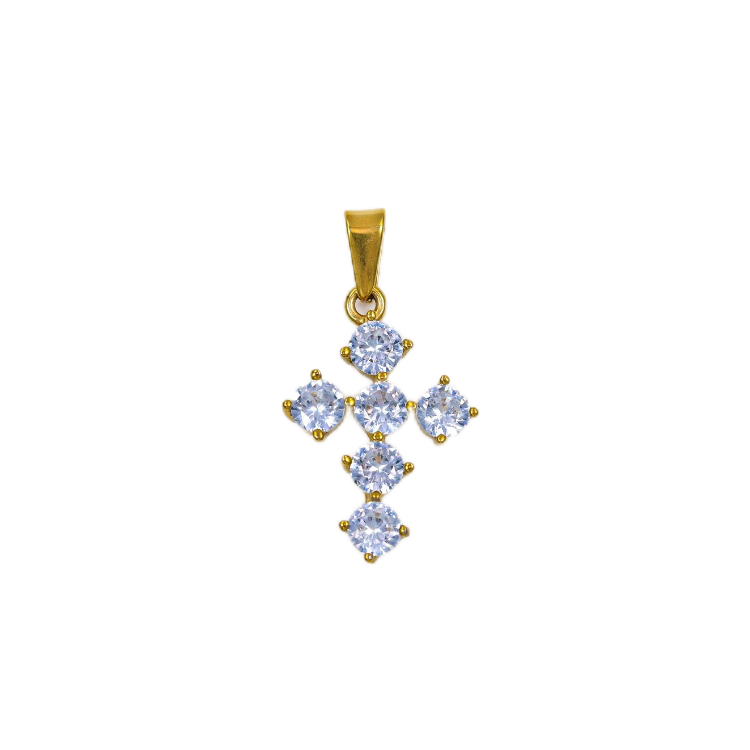 Custom Cross Zircon Pendant Custom Cross Zircon Pendant