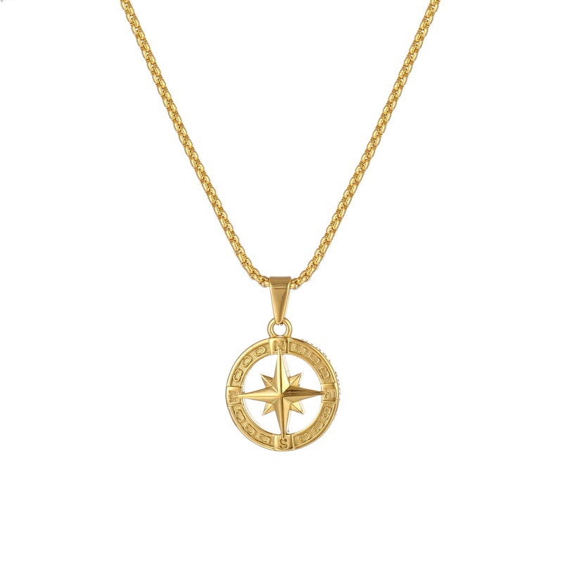 stainless steel compass necklace stainless steel compass necklace