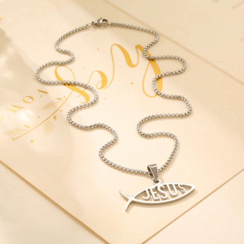 goldfish JESUS necklace goldfish JESUS necklace