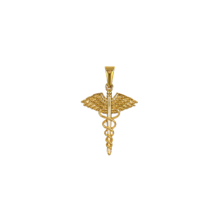 Double Wing Snake Scepter Pendant Double Wing Snake Scepter Pendant