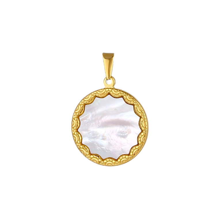 Round Stainless Steel Pendant Round Stainless Steel Pendant