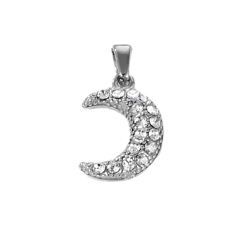 Moon Zircon Pendant Moon Zircon Pendant