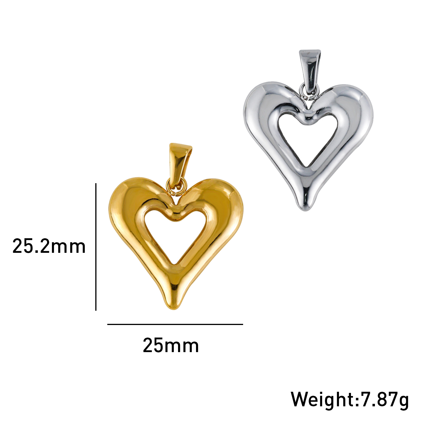 Hollow Out Heart Pendant Hollow Out Heart Pendant