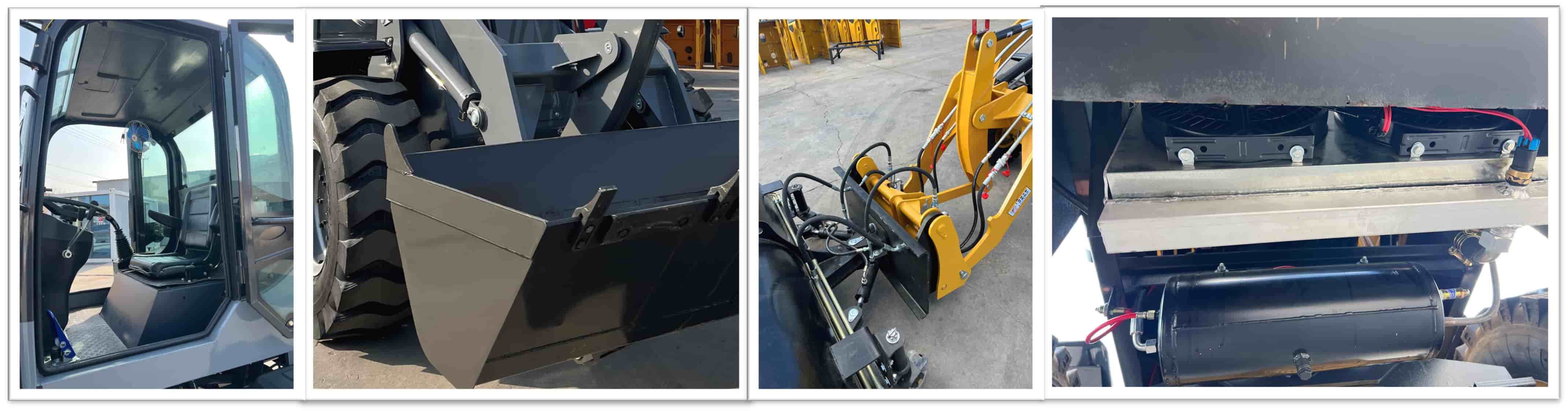 Compact Wheel Loader With Grapple Compact Wheel Loader With Grapple