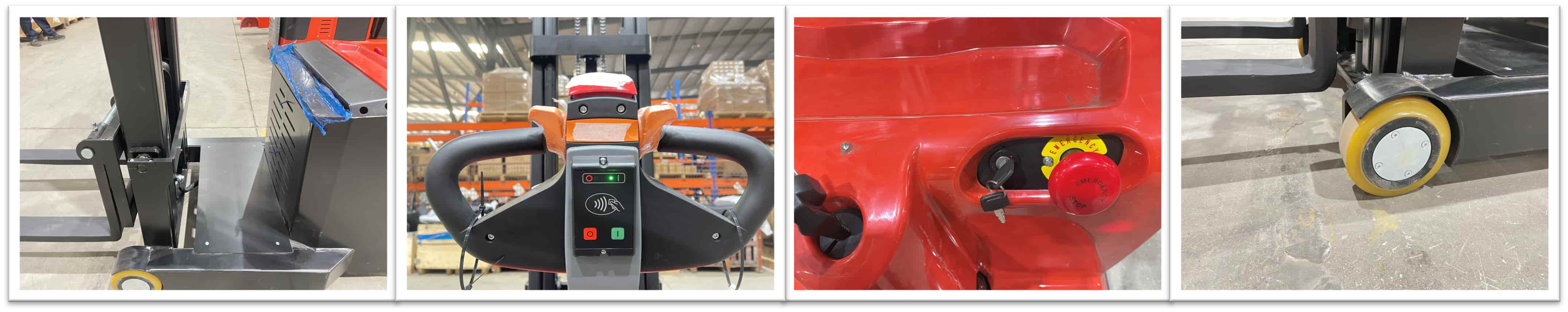 Walking Electric Counterbalanced Pallet Stacker Walking Electric Counterbalanced Pallet Stacker