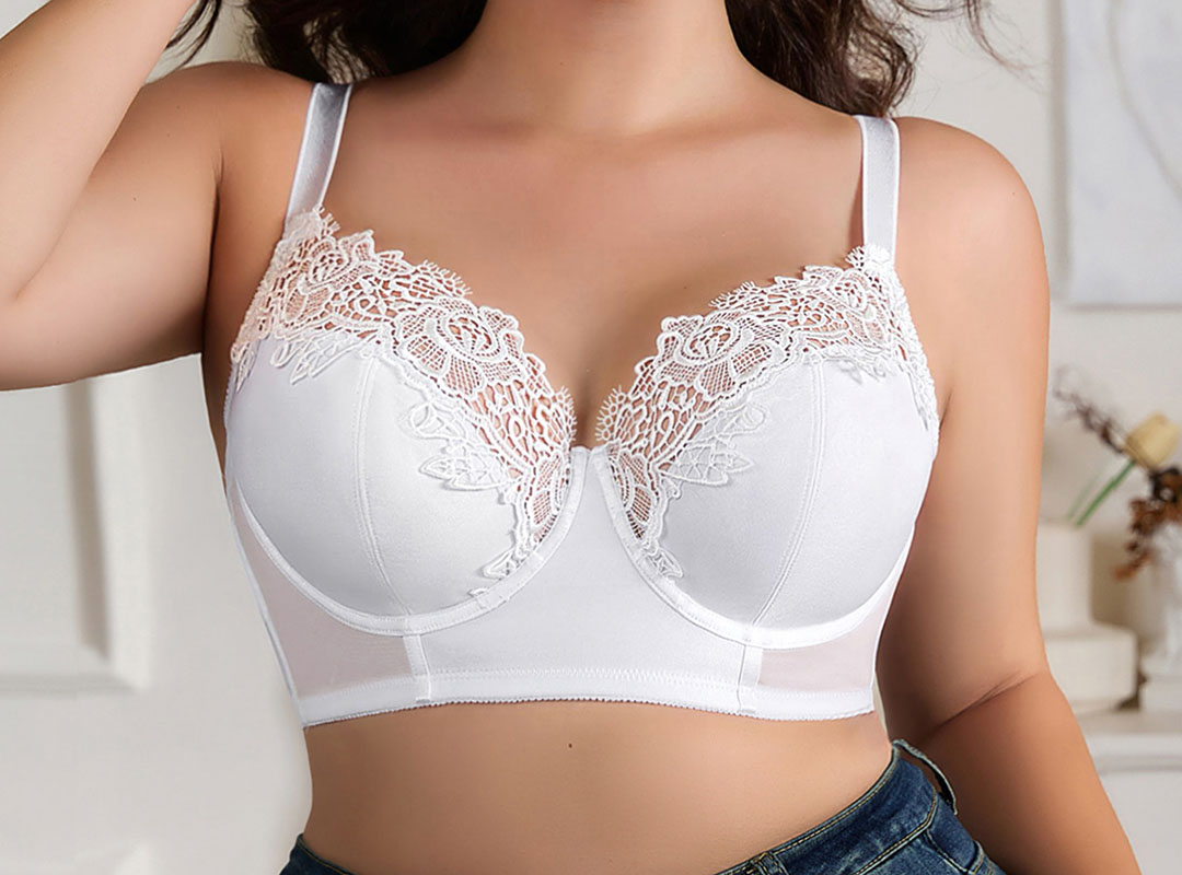 Breathable lace bra for plus size women Breathable lace bra for plus size women