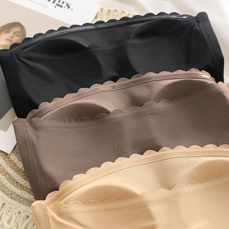 Nylon & Spandex seamless bandeau bra Nylon & Spandex seamless bandeau bra