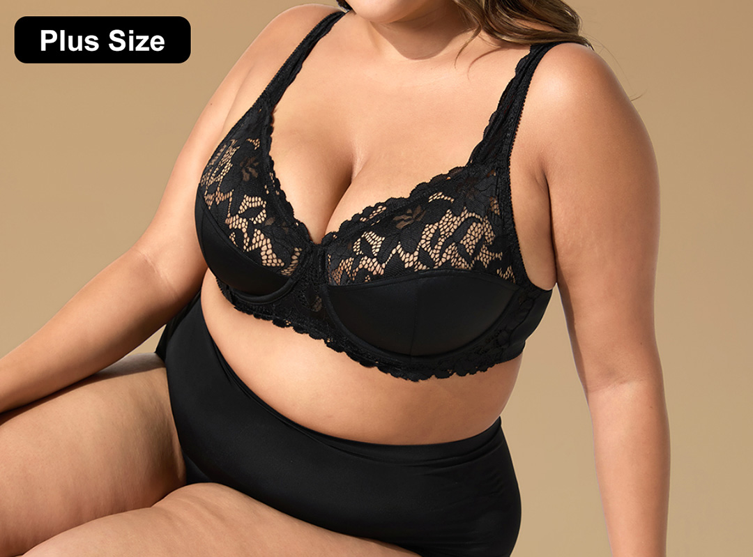 Breathable non-padded bra for plus size women Breathable non-padded bra for plus size women