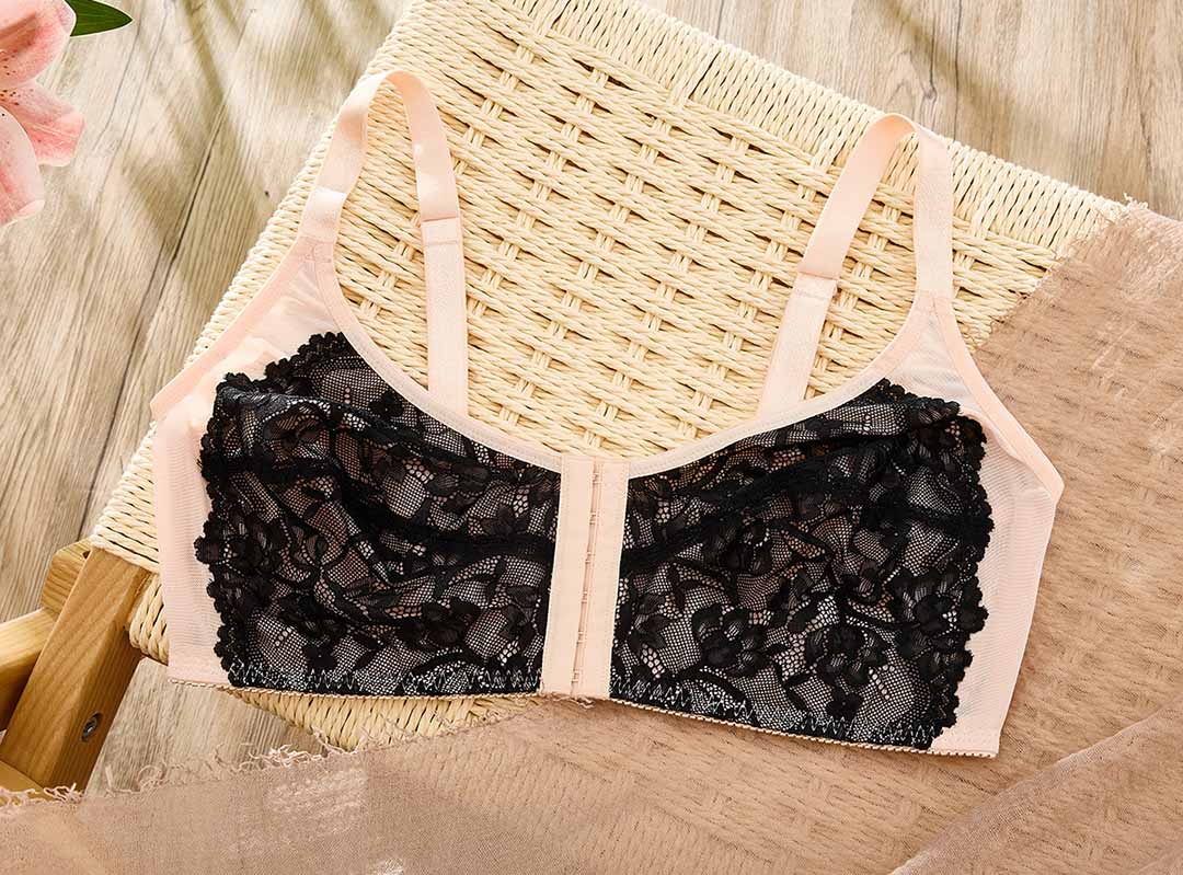 Manufacturing front closure lace plus bra Manufacturing front closure lace plus bra