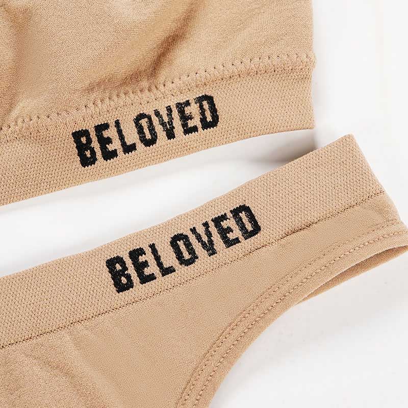 Custom logo bra and panties Custom logo bra and panties