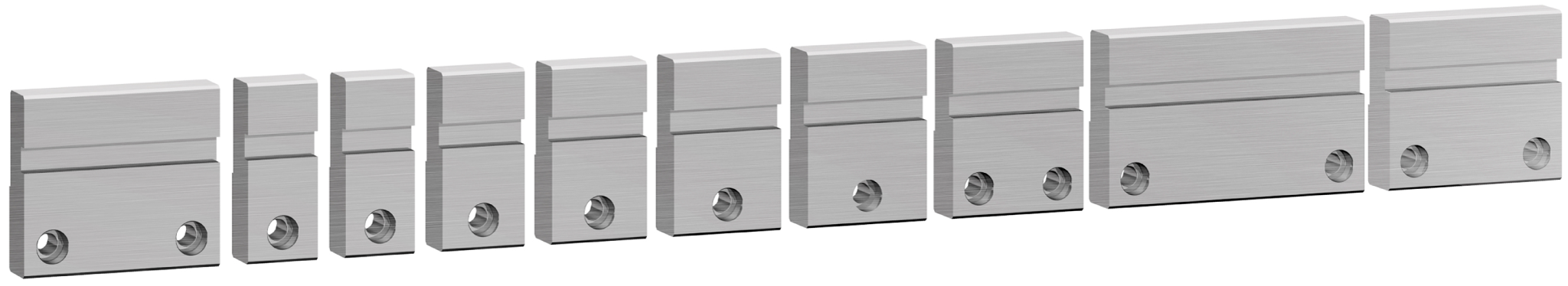 Lengte 550 mm gedeeld