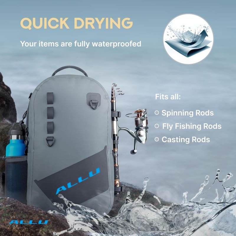 Waterproof Fishing Backpack with Holder Manufacturer Waterproof Fishing Backpack with Holder Manufacturer