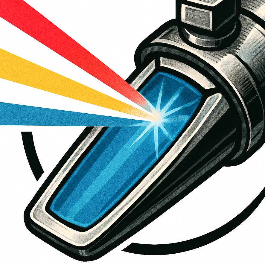  The prism of our refractometers are made of optical glass