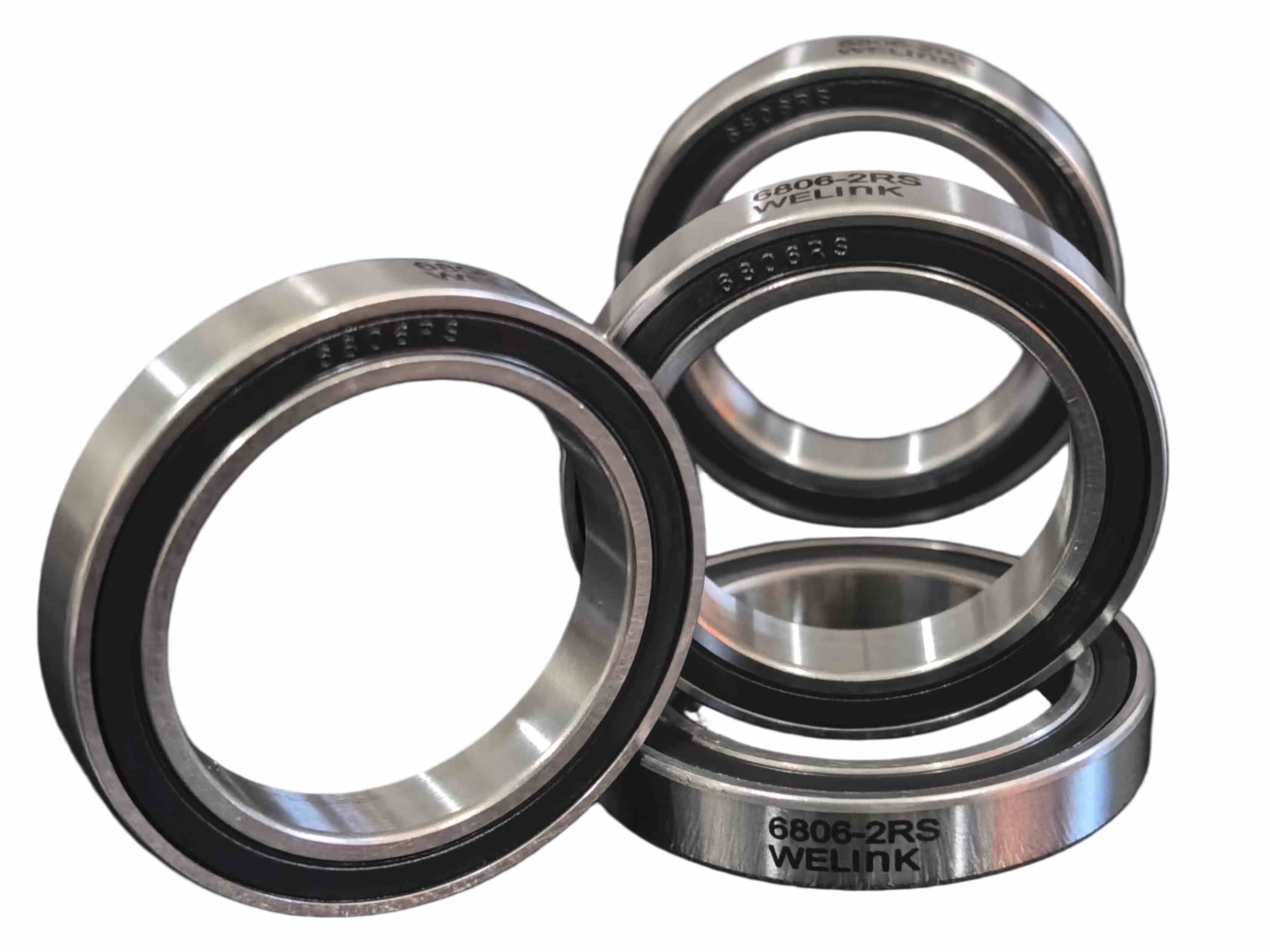 6806-2RS Sealed Deep Groove Ball Bearing for Compact Mechanisms & Precision Equipment | 30&times;42&times;7 Mm